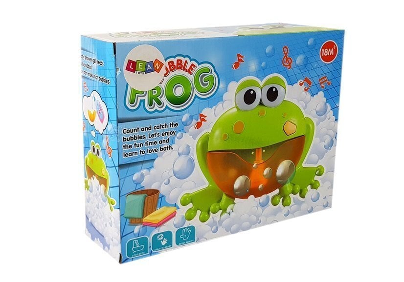 Muilo burbulų aparatas LeanToys Frog kaina ir informacija | Žaislai kūdikiams | pigu.lt