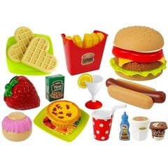 Žaislinio maisto rinkinys Lean Toys Burgeriai kaina ir informacija | Žaislai mergaitėms | pigu.lt