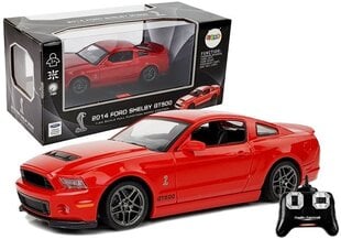 Lean toys RC automobilis Ford Shelby GT500 Red 7,5 km/h 2,4 G kaina ir informacija | Žaislai berniukams | pigu.lt