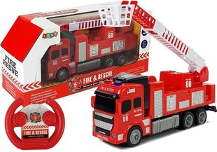 Lean toys R/C пожарная машина на дистанционном управлении цена и информация | Игрушки для мальчиков | pigu.lt