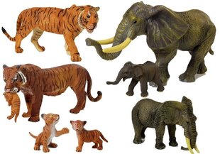 Figūrėlių rinkinys Safari gyvūnai Lean Toys, 7 vnt. kaina ir informacija | Žaislai mergaitėms | pigu.lt