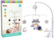 Kūdikių mobili lovytės karuselė pilkos spalvos Lean toys цена и информация | Žaislai kūdikiams | pigu.lt