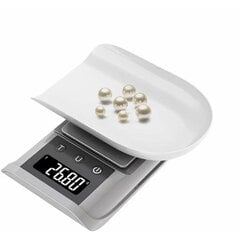 Электронные Весы EDM Белый 200 gr (11,9 x 7,3 x 2 cm) цена и информация | Весы (кухонные) | pigu.lt