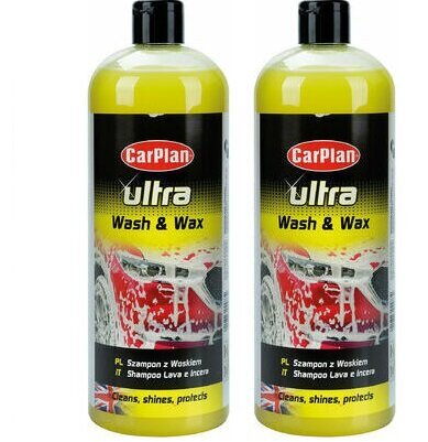 Automobilinis šampūnas su vašku CarPlan Ultra, 2L kaina ir informacija | Autochemija | pigu.lt