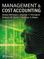 Management and Cost Accounting 7th edition kaina ir informacija | Ekonomikos knygos | pigu.lt