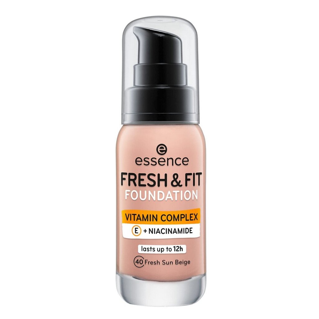 Makiažo pagrindas Essence Fresh & Fit 40-fresh sun beige, 30 ml kaina ir informacija | Makiažo pagrindai, pudros | pigu.lt