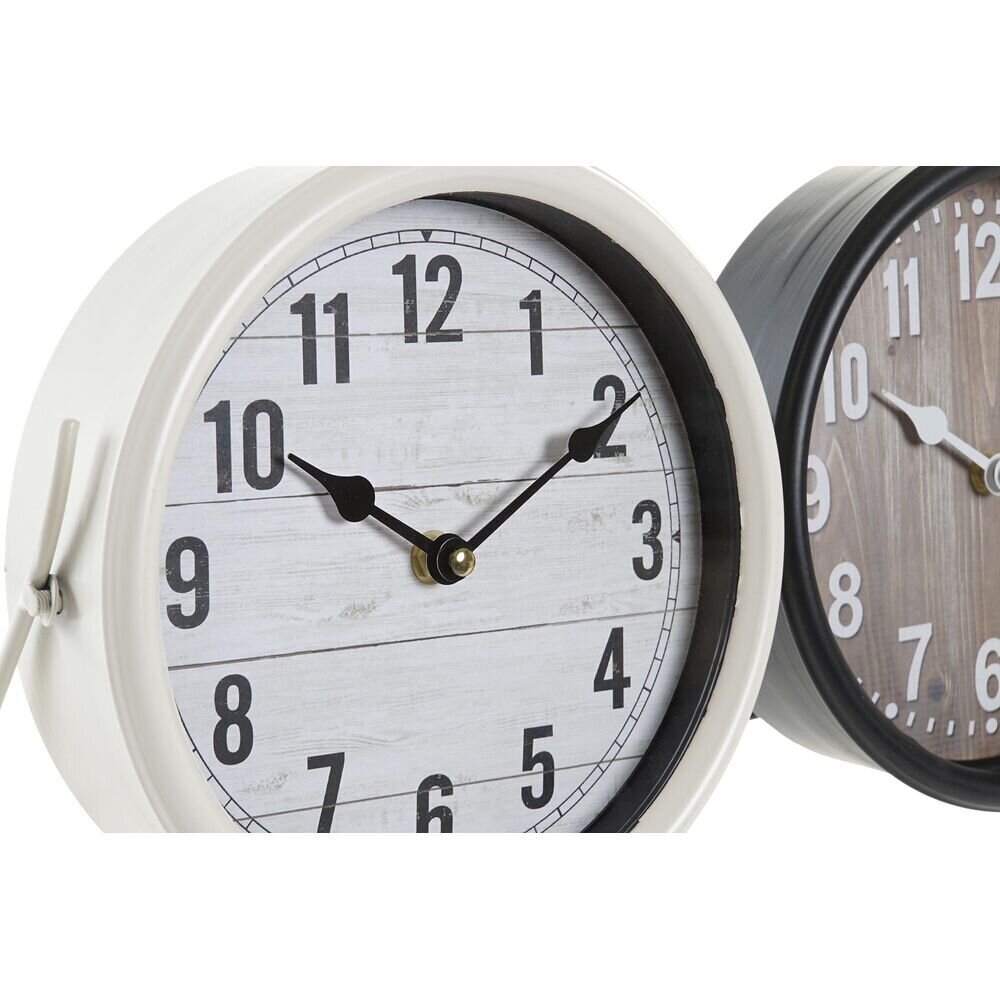 DKD Home Decor stalinis laikrodis 20 x 5,5 x 20 cm, 2 vnt. kaina ir informacija | Laikrodžiai | pigu.lt