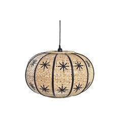 Потолочный светильник DKD Home Decor Натуральный Чёрный 50 W (50 x 50 x 31 cm) цена и информация | Люстры | pigu.lt