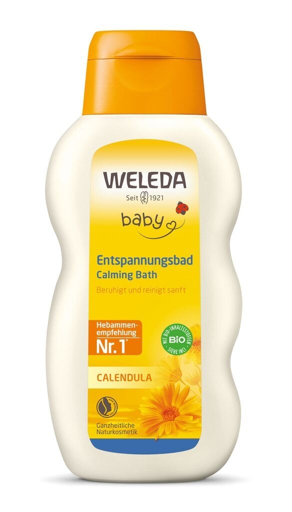 Vaikiška raminamoji medetkų vonelė Weleda Baby, 200 ml kaina ir informacija | Kosmetika vaikams ir mamoms | pigu.lt