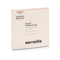 Компактная пудра для лица с эффектом загара Sensilis Velvet Terracota 15G 02 Sand Dunes (15 ml) цена и информация | Бронзеры (бронзаторы), румяна | pigu.lt