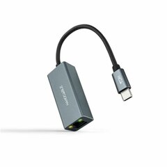 Адаптер USB C на сеть RJ45 Nanocable 10.03.0406 цена и информация | Адаптеры, USB-разветвители | pigu.lt