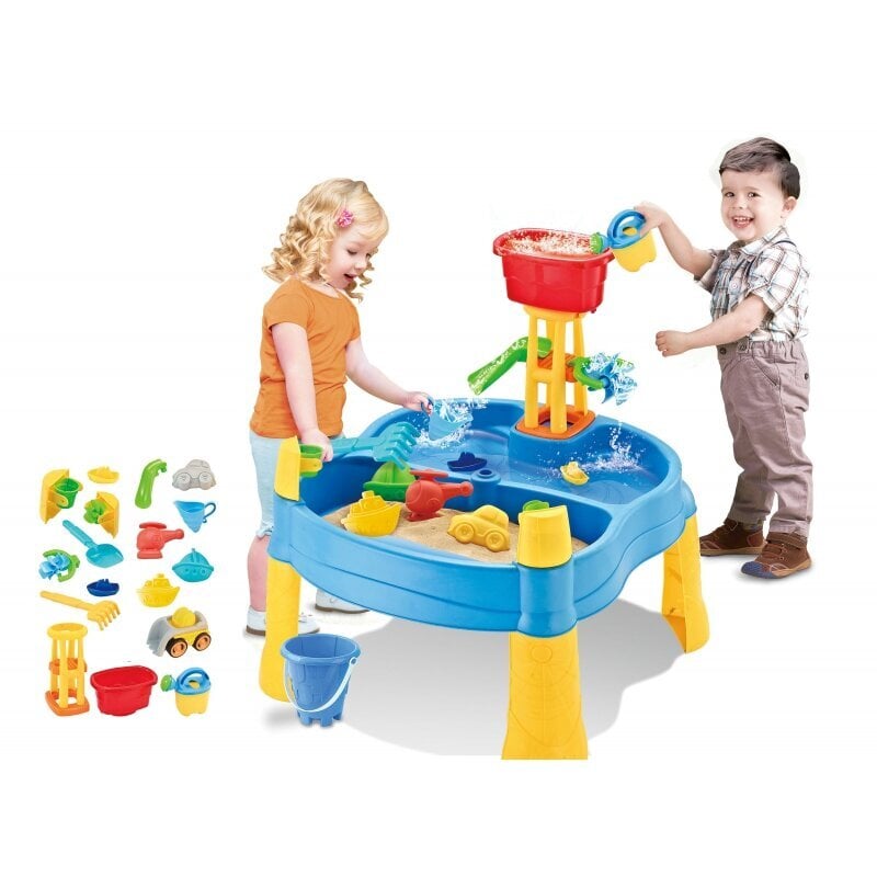 Vandens - smėlio stalas Woopie kaina ir informacija | Vandens, smėlio ir paplūdimio žaislai | pigu.lt