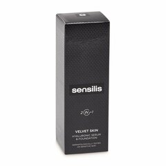 Жидкая основа для макияжа Sensilis Velvet Skin 01-Amande Сыворотка (30 ml) цена и информация | Пудры, базы под макияж | pigu.lt