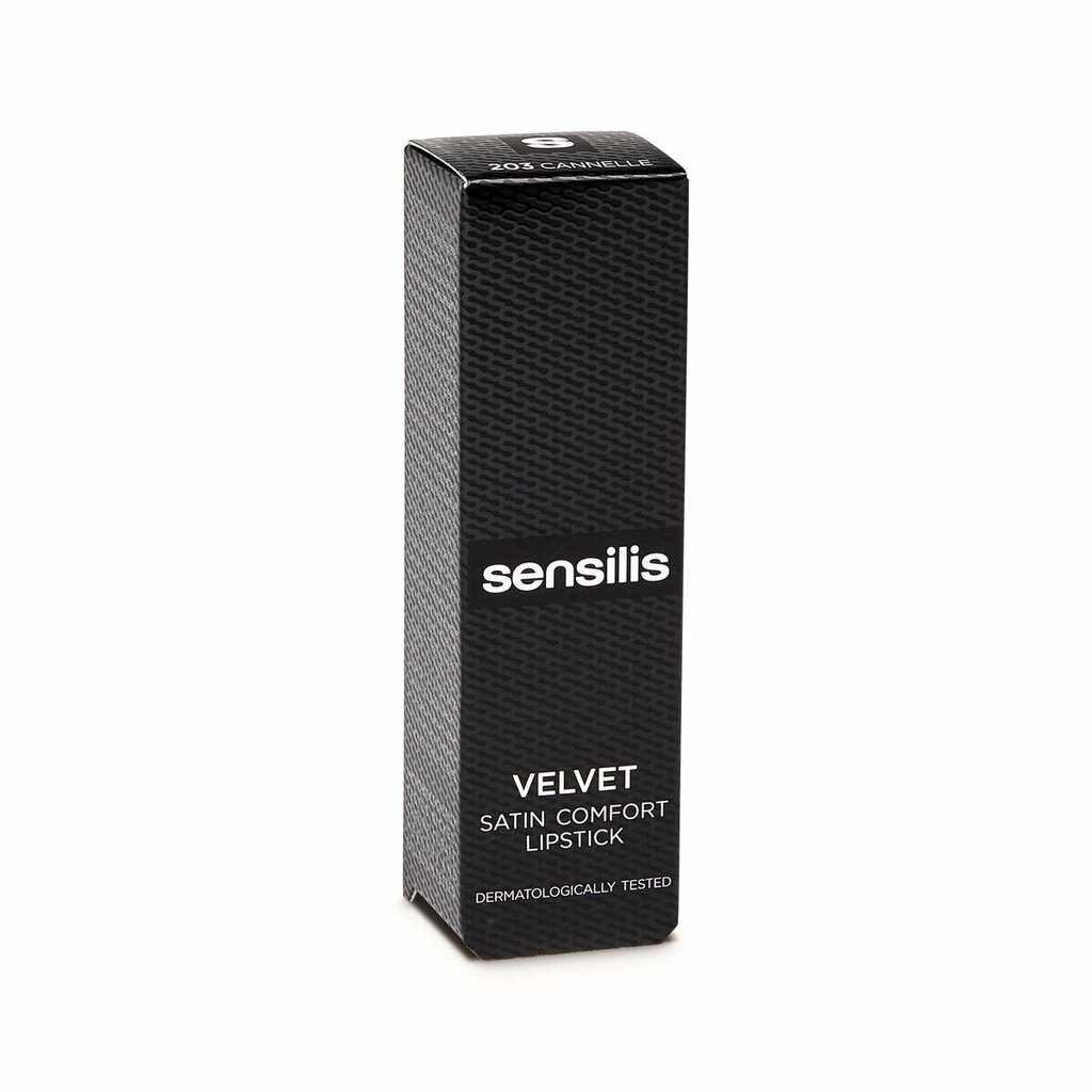 Drėkinantis lupdažis Sensilis Velvet 203-Cannelle, 3,5 ml цена и информация | Lūpų dažai, blizgiai, balzamai, vazelinai | pigu.lt