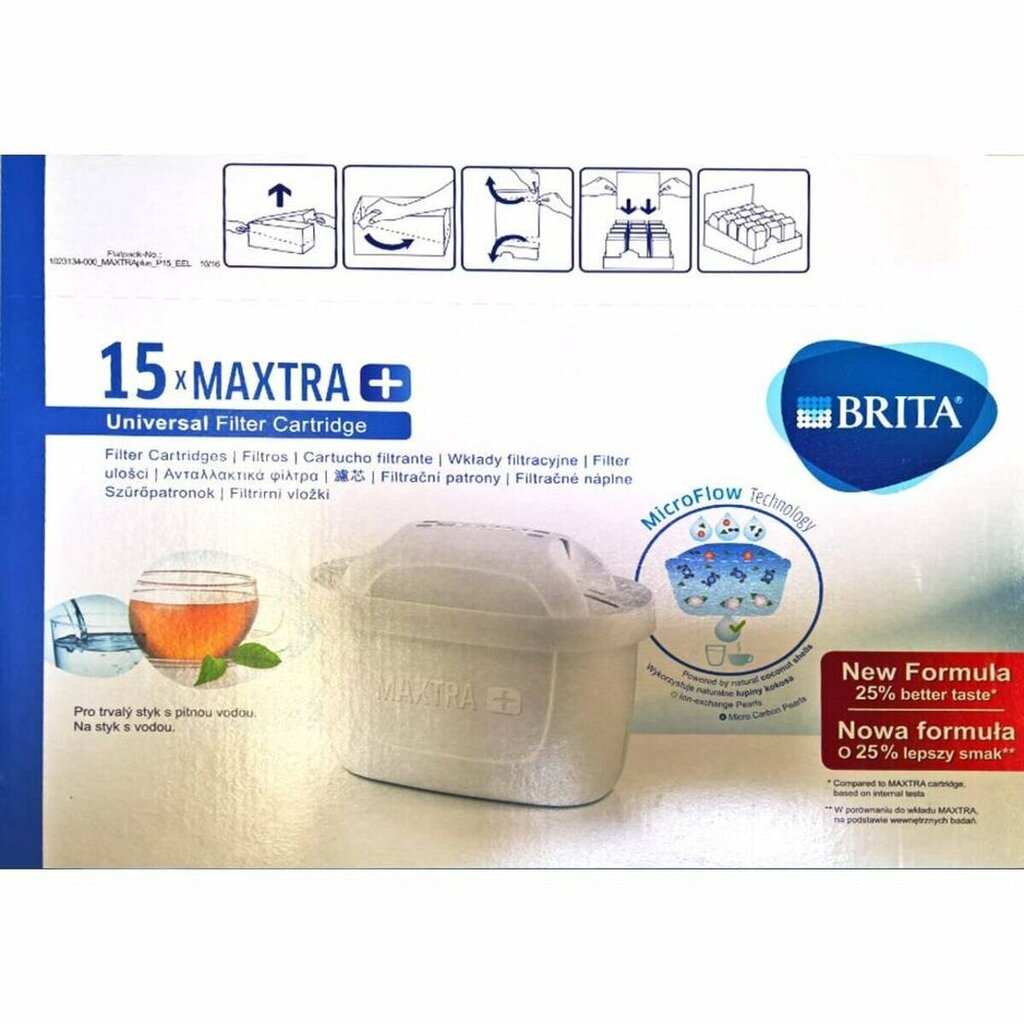 Brita Maxtra+, 15 vnt. kaina ir informacija | Vandens filtrai | pigu.lt