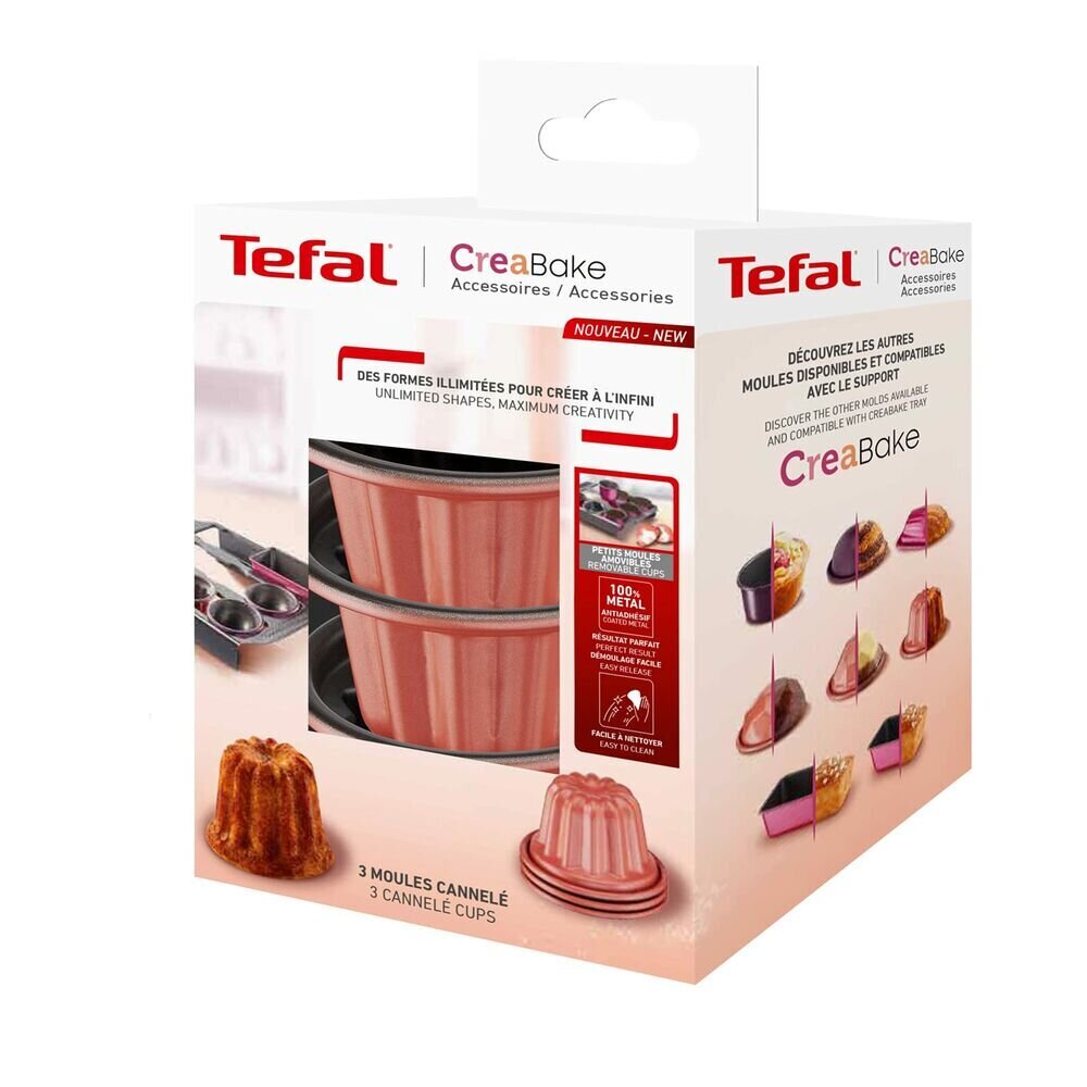 Tefal kepimo forma, 3 vnt. kaina ir informacija | Kepimo indai, popierius, formos | pigu.lt