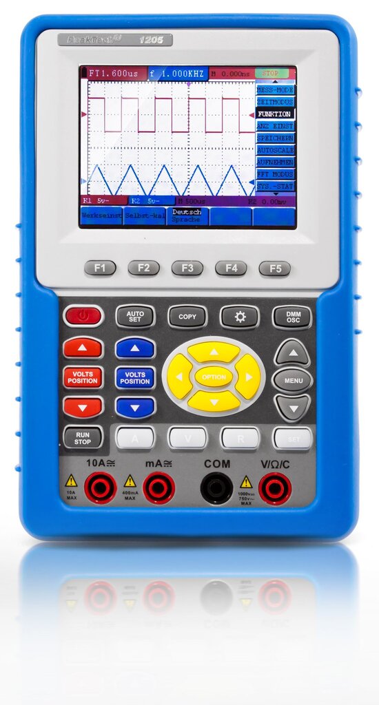 PeakTech® P 1205 20 MHz / 2 CH, 100 MS / s rankinis osciloskopas kaina ir informacija | Mechaniniai įrankiai | pigu.lt