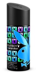 Purškiamas dezodorantas Playboy Generation For Him vyrams 150 ml kaina ir informacija | Parfumuota kosmetika vyrams | pigu.lt