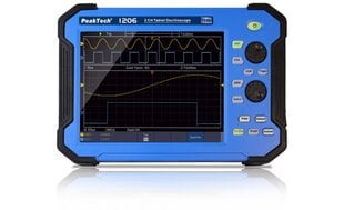 PeakTech® P 1206 70 MHz / 2 CH, 1 GS/s planšetinio kompiuterio osciloskopas kaina ir informacija | Mechaniniai įrankiai | pigu.lt