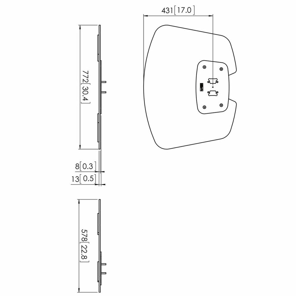 Vogel's 7327020 kaina ir informacija | Televizorių laikikliai, tvirtinimai | pigu.lt