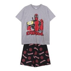 Пижама Deadpool Мужской Серый цена и информация | Мужские халаты, пижамы | pigu.lt