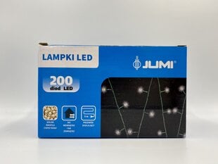 200 LED Lauko girlianda, šiltai balta цена и информация | Гирлянды | pigu.lt