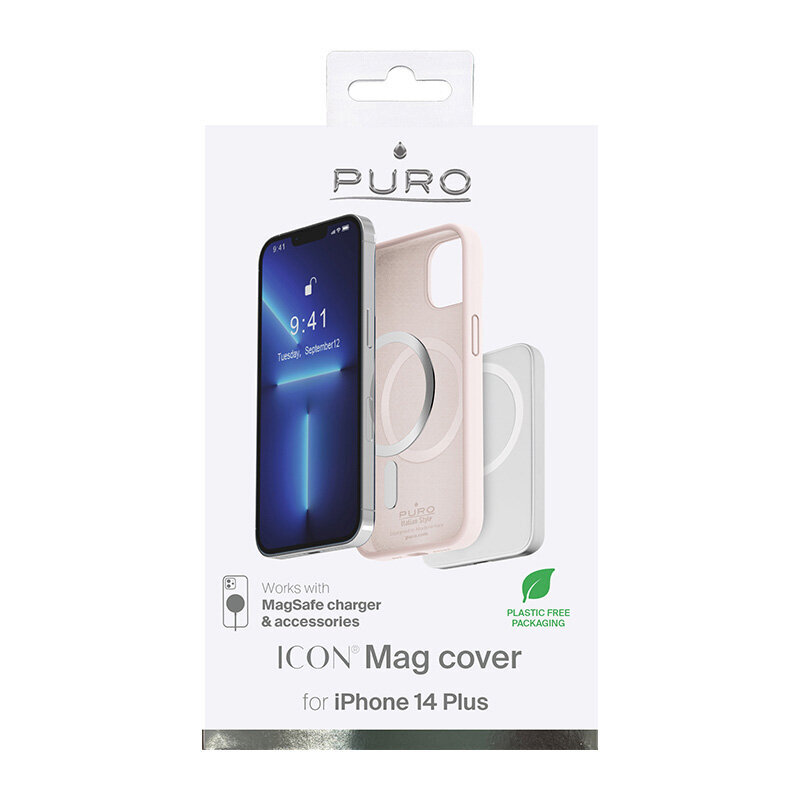 Puro Icon Mag IPC1467ICONMAGROSE kaina ir informacija | Telefono dėklai | pigu.lt