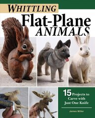 Whittling Flat-Plane Animals: 15 Projects to Carve with Just One Knife kaina ir informacija | Knygos apie sveiką gyvenseną ir mitybą | pigu.lt