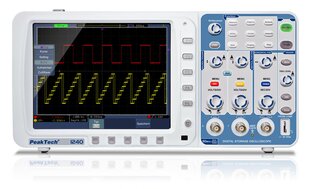 Цифровой запоминающий осциллограф PeakTech®, P 1240 цена и информация | Механические инструменты | pigu.lt