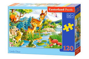 Dėlionė Castorland Little Deer, 120 dalių kaina ir informacija | Dėlionės (puzzle) | pigu.lt