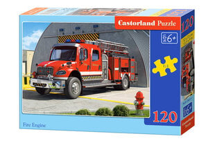 Dėlionė Castorland Fire Engine, 120 dalių kaina ir informacija | Dėlionės (puzzle) | pigu.lt