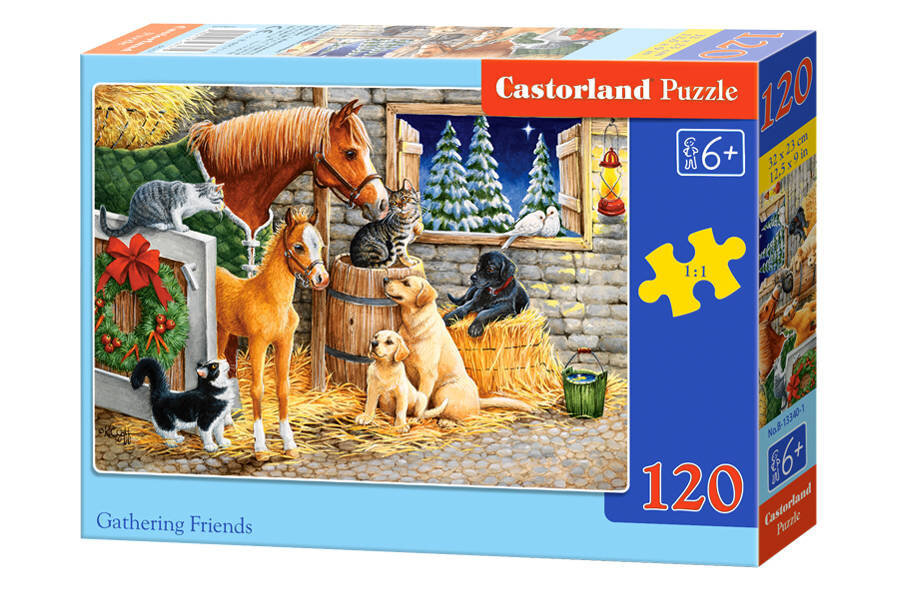 Dėlionė Castorland Gathering Friends, 120 dalių цена и информация | Dėlionės (puzzle) | pigu.lt