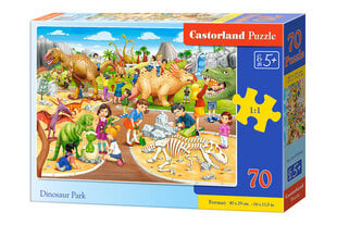 Dėlionė Castorland Dinosaur Park, 70 dalių kaina ir informacija | Dėlionės (puzzle) | pigu.lt