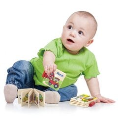 Деревянная детская книжка, 1 шт. цена и информация | Игрушки для малышей | pigu.lt