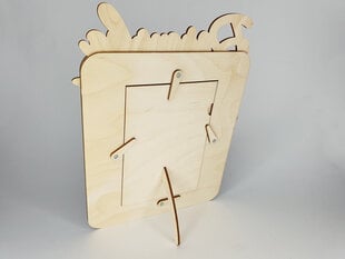 Детская деревянная  настольная фоторамка с надписью “Доченька” цена и информация | Рамки, фотоальбомы | pigu.lt
