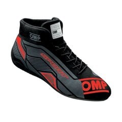 Lenktynių batai OMP OMPIC/82907341 Juoda / Raudona (Dydis 41) kaina ir informacija | Moto batai | pigu.lt