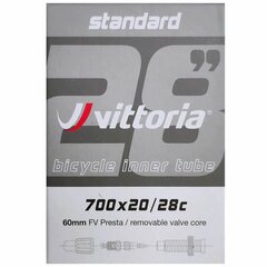 Dviračio kameran Shimano Presta 28", juoda цена и информация | Покрышки, шины для велосипеда | pigu.lt