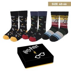 Комплект из 3 пар носков Гарри Поттера цена и информация | Мужские носки | pigu.lt