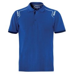 Поло с коротким рукавом мужское Sparco TECH STRETCH Синий цена и информация | Мужские футболки | pigu.lt