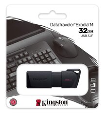 USB laikmena DataTraveler Exodia M, Kingston, 32 GB, 3.2 kaina ir informacija | USB laikmenos | pigu.lt