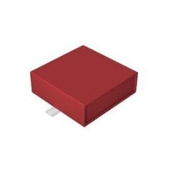 Raudona dėžutė su magnetuku S dydis. Baltas vidus kaina ir informacija | Dovanų pakavimo priemonės | pigu.lt