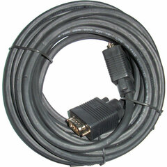 VGA-кабель 3GO VM31162271 (1,8 m) Чёрный цена и информация | Кабели и провода | pigu.lt