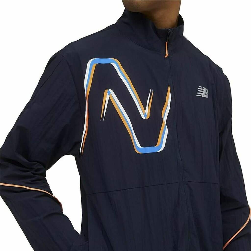 Sportinis bluzonas vyrams New Balance, mėlynas цена и информация | Sportinė apranga vyrams | pigu.lt