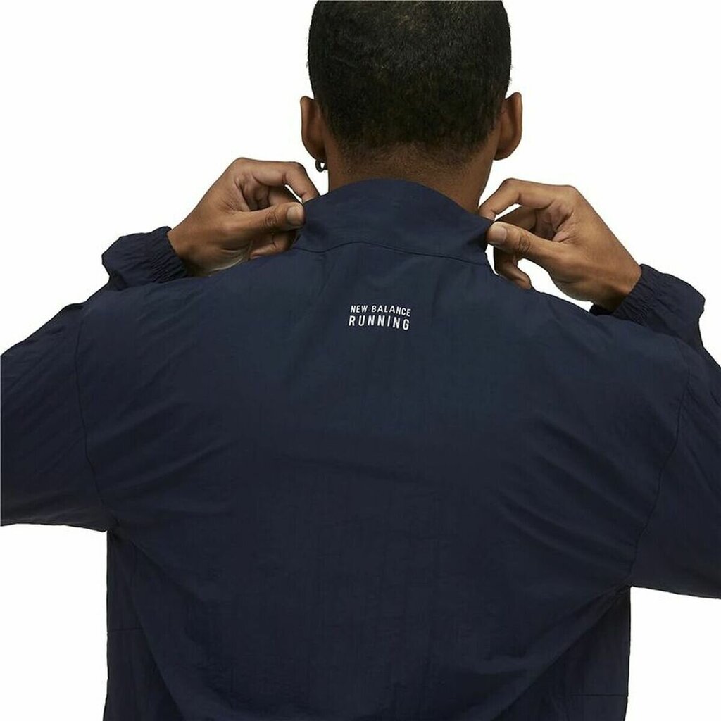 Sportinis bluzonas vyrams New Balance, mėlynas kaina ir informacija | Sportinė apranga vyrams | pigu.lt