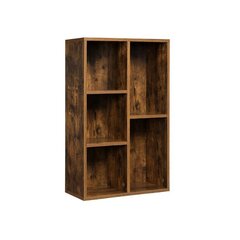 Книжный шкаф с 5 секциями Vasagle, LBC025X01 цена и информация | Полки | pigu.lt