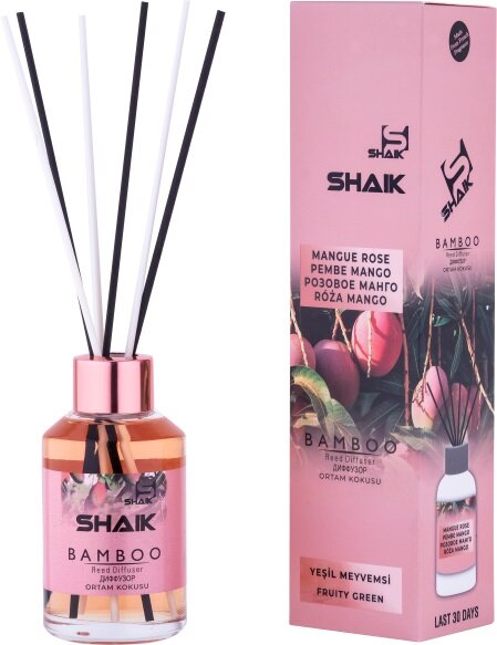 Namų kvapas su lazdelėmis SHAIK PINK MANGO. 115 ml. цена и информация | Namų kvapai | pigu.lt