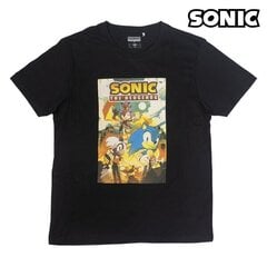 Vyriški marškinėliai su trumpomis rankovėmis Sonic S0725955, juodos spalvos kaina ir informacija | Vyriški marškinėliai | pigu.lt