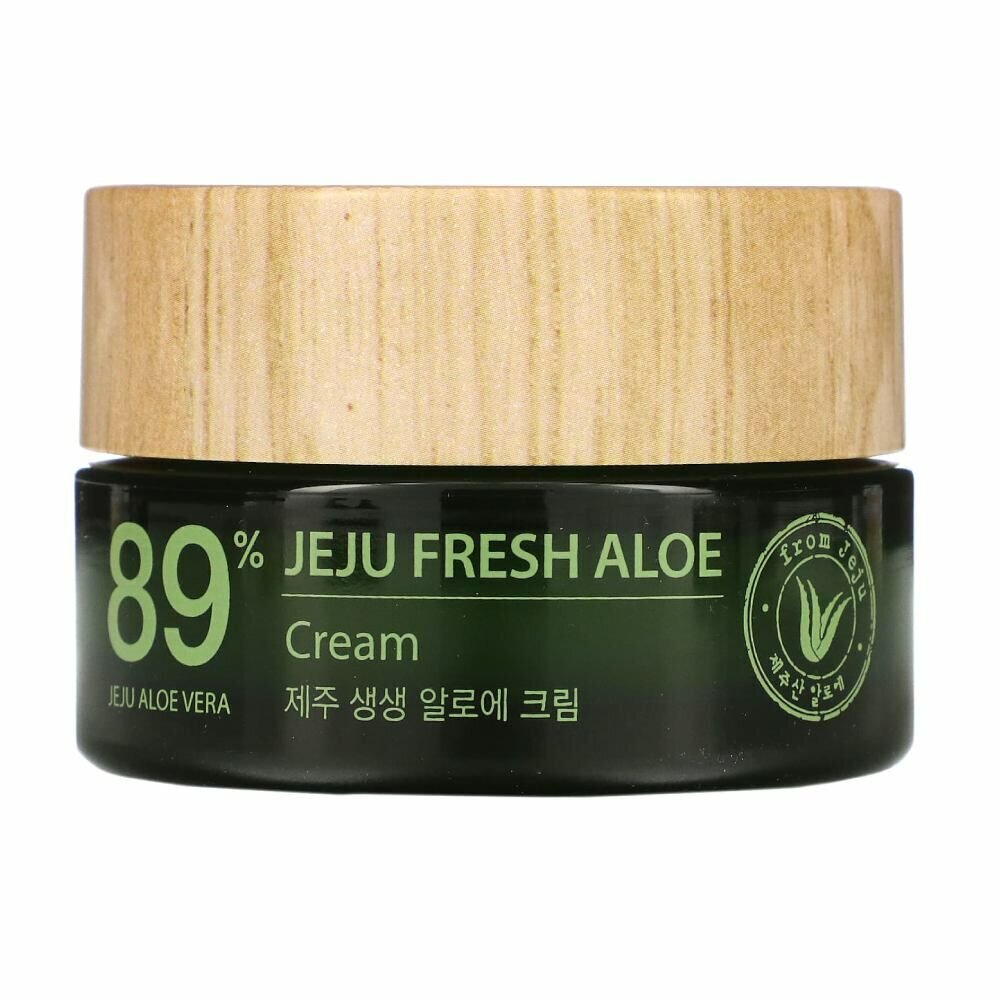 Veido kremas The Saem Jeju Fresh Aloe 89%, 50 ml kaina ir informacija | Veido kremai | pigu.lt