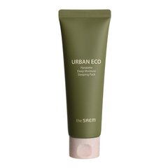 Drėkinanti kaukė nakčiai The Saem Urban Eco Harakeke Deep Moisture, 80 ml kaina ir informacija | Veido kaukės, paakių kaukės | pigu.lt