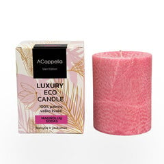 Accapella Rankų darbo 100% palmių vaško kvapni žvakė ,,Magnolijų sodas'' kaina ir informacija | Žvakės, Žvakidės | pigu.lt
